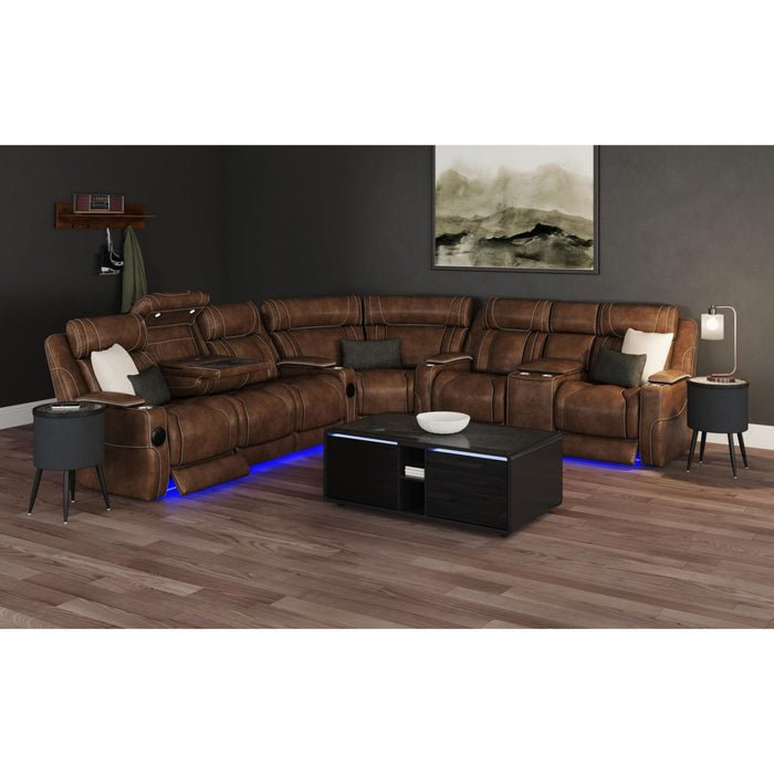 Halo - Smart Coffee Table With Fridge And Speaker - Black