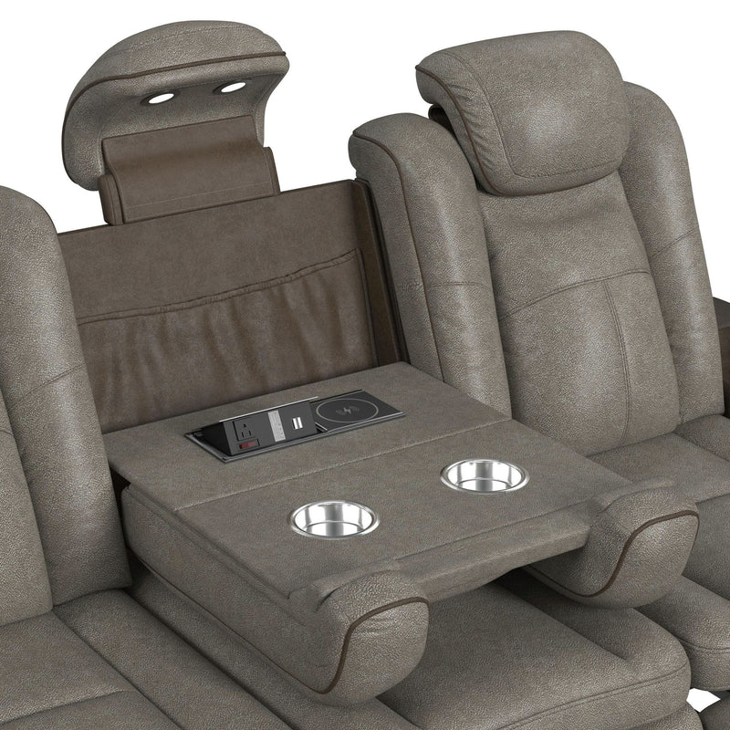 Lantana - Power Motion Sofa With Power Headrest, LED, Ddt, Reading Light And Pws