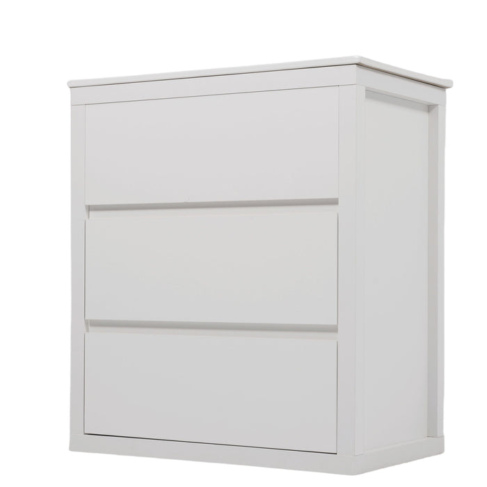 Freestanding Bathroom Vanity With Ceramic Sink, 2 Full Extension Drawers