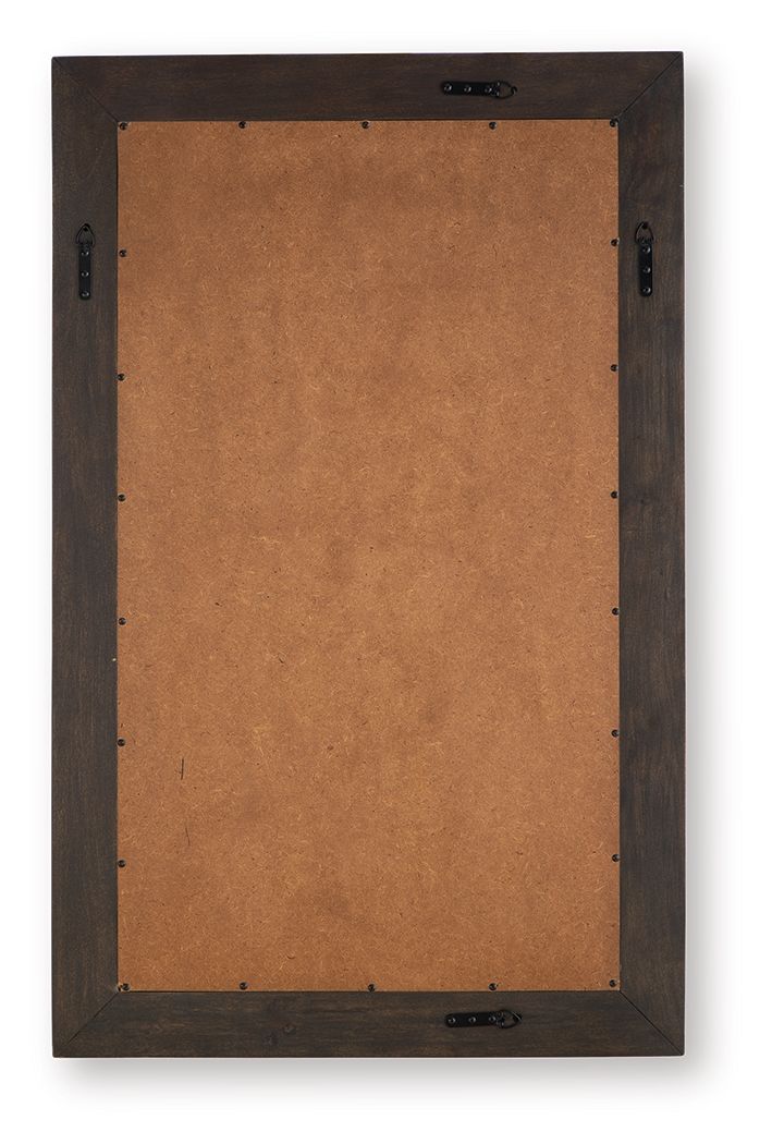 Advin - Accent Mirror - Dark Brown