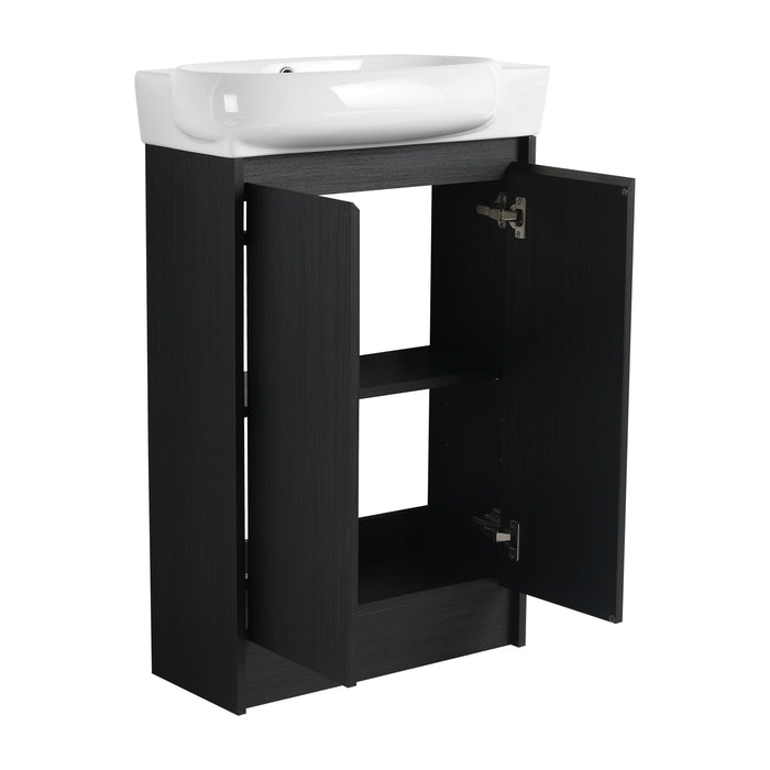 Freestanding Bathroom Vanity & Sink, Soft Close Doors