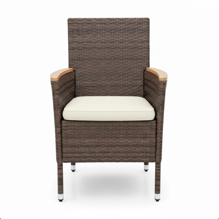 4 Piece All-Weather Patio Dining Chair Set