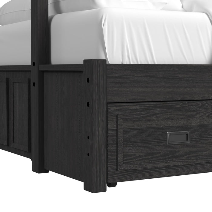 Hampton Kids - Bunk With Ladder And Trundle Bedroom Set