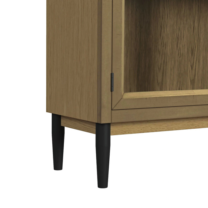 Orion Bookcase in Weathered Oak
