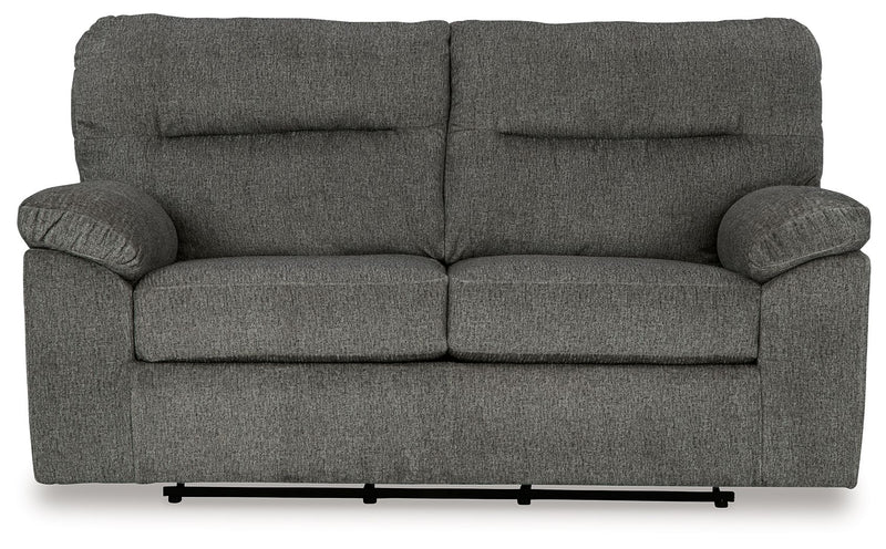 Bindura - Glider Loveseat - Mineral