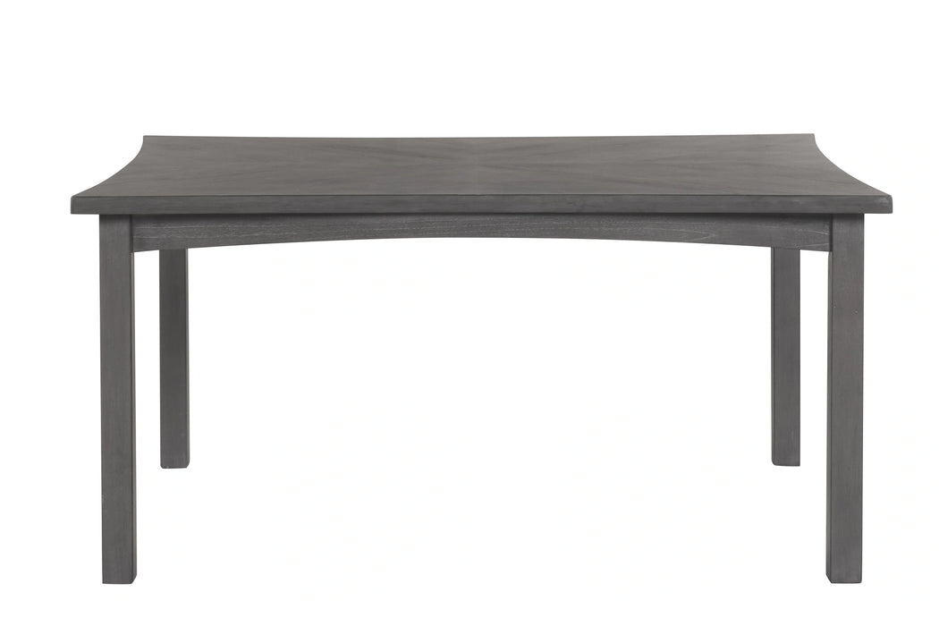 Flair 60" Dining Table & 4 Chairs (5 Pc Set)-Gray