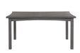 Flair 60" Dining Table & 4 Chairs (5 Pc Set)-Gray
