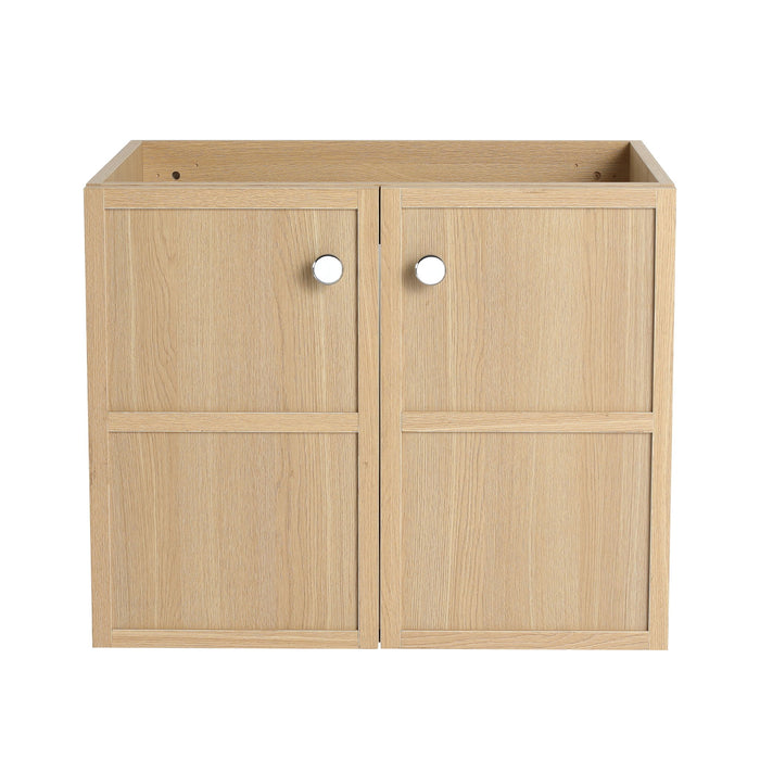 Modern Wall Mounted Bathroom Vanity With Soft Closing Doors