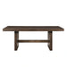 Kody 79" Rectangle Dining Table Top-Dk Walnut