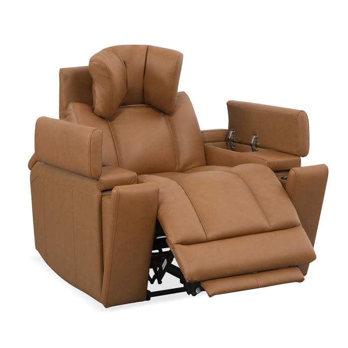 Phoenix - Zero Gravity Power 3 Seat Home Theater Seating With 2 Wedges And Immersive Audio