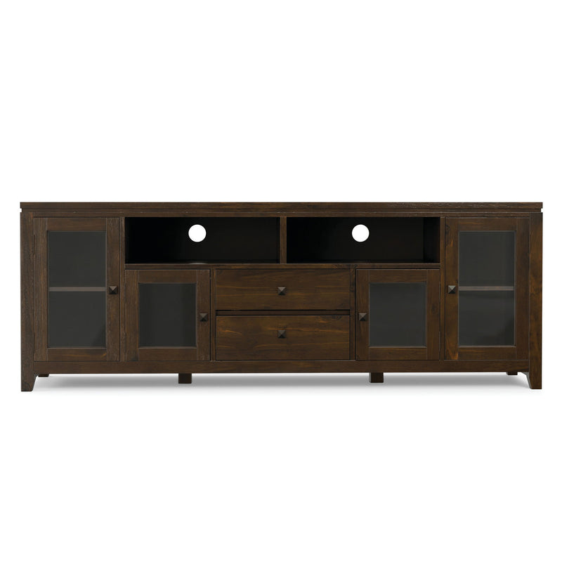 Cosmopolitan - Wide TV Media Stand - Mahogany Brown