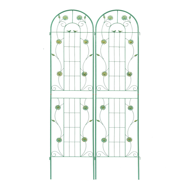 Metal Garden Trellis Rustproof Trellis For Climbing Plant Outdoor Flower Support