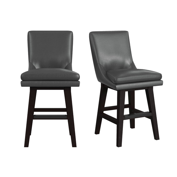 Villanova - Swivel PU Counter Stool (Set of 2)