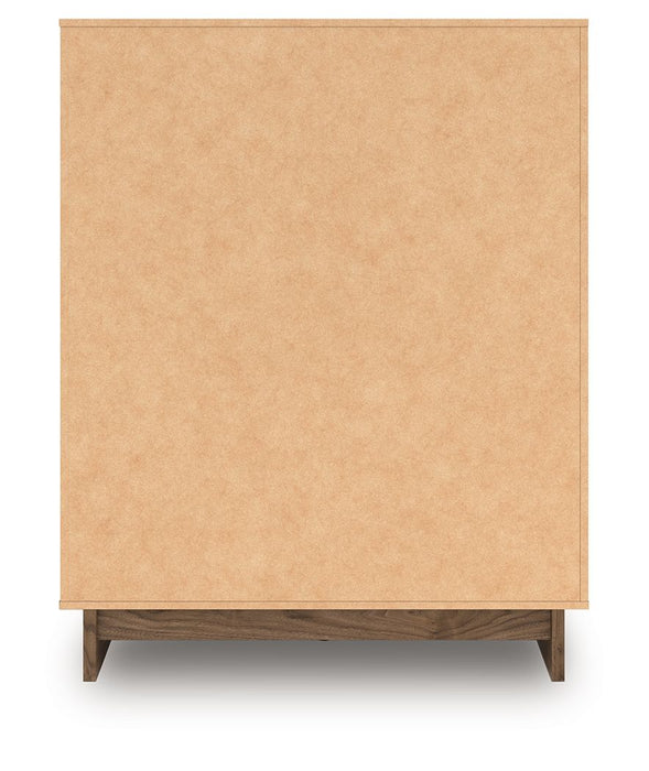 Chirason - Five Drawer Wide Chest - Brown