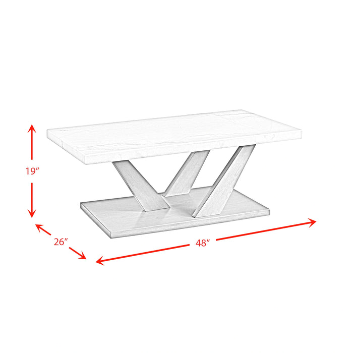 Greta Rectangular Coffee Table in grey