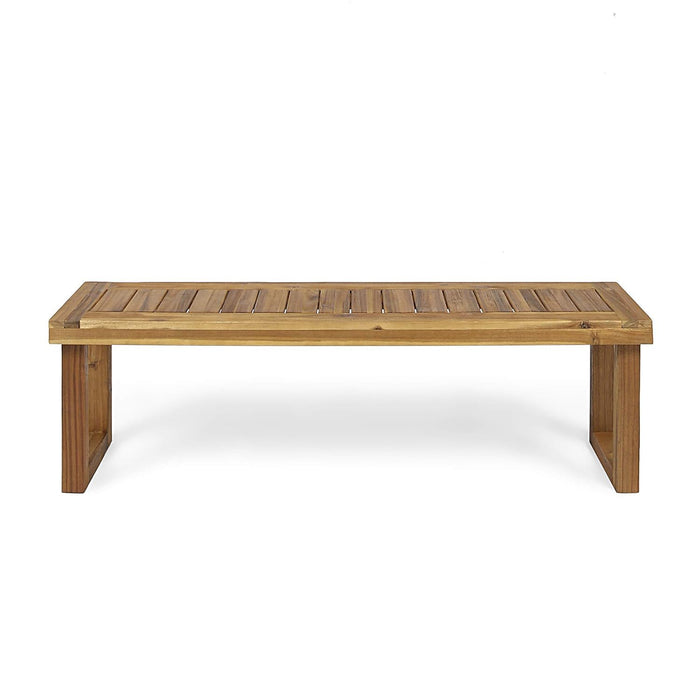 Outdoor Dining Set - Sandblast Natural Finish
