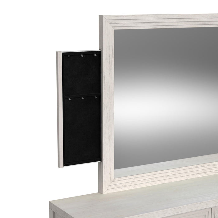 Avalanche - Dresser And Mirror Set - Antique White