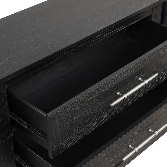 Sable Crest - Drop Leaf Server - Black
