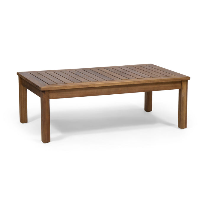 Charlotte - Outdoor And Rope 4 Seater Chat Set With Cushions - Teak