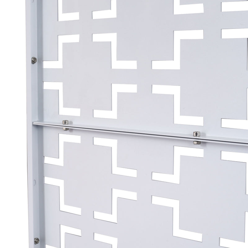 Outdoor & Indoor Metal Privacy Freestanding Decorative Screen