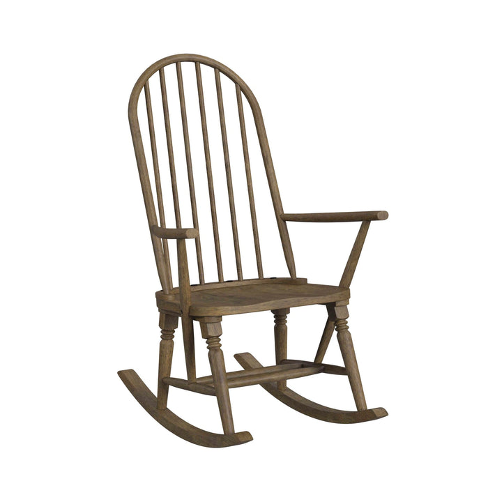 Heritage & Home Rocking Chair in Oak Brown