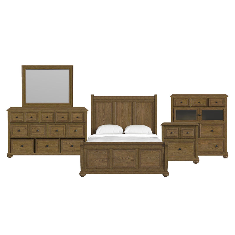 Heritage - Sleigh Bedroom Set - Black