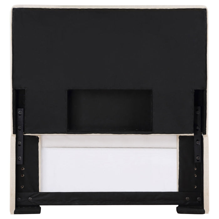 Simone - Twin Panel Headboard - Sand
