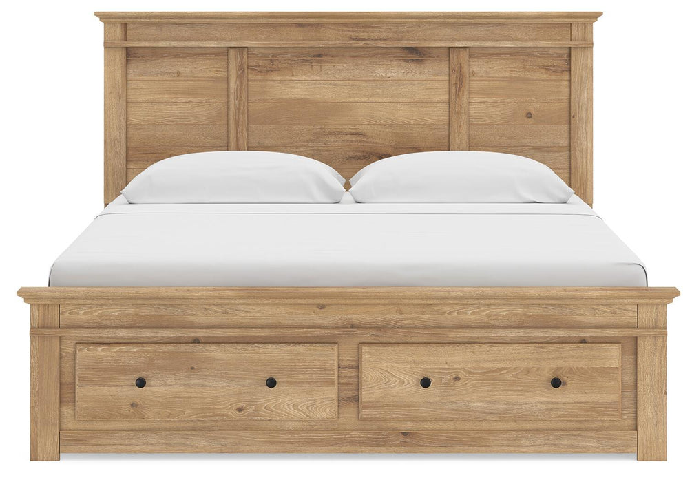 Makidern - Panel Storage Bed