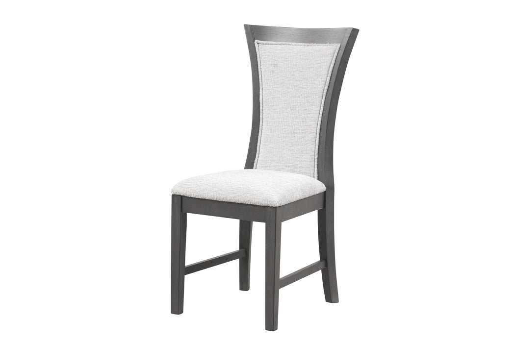 Flair 60" Dining Table & 4 Chairs (5 Pc Set)-Gray