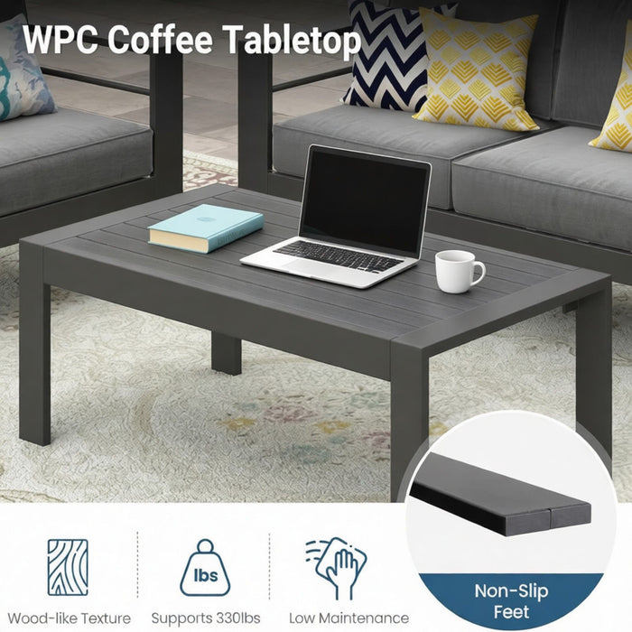 Modern Rectangle Outdoor Coffee Table