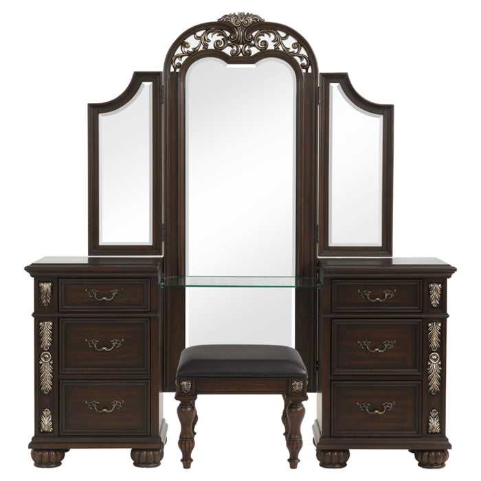 Maximus - 3 Piece Vanity Set - Madeira