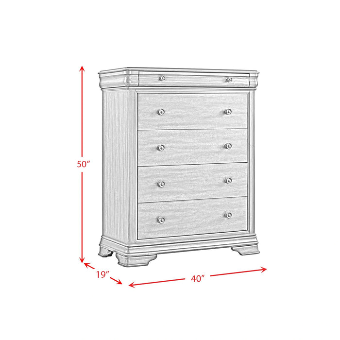 Phillipe 5-Drawer Chest in Cherry