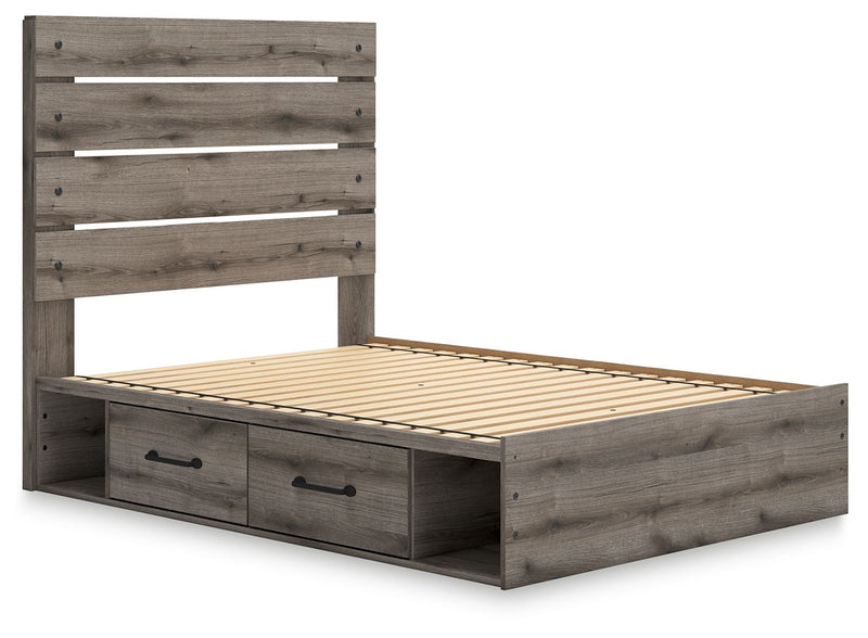 Graystorm - Panel Storage Bed