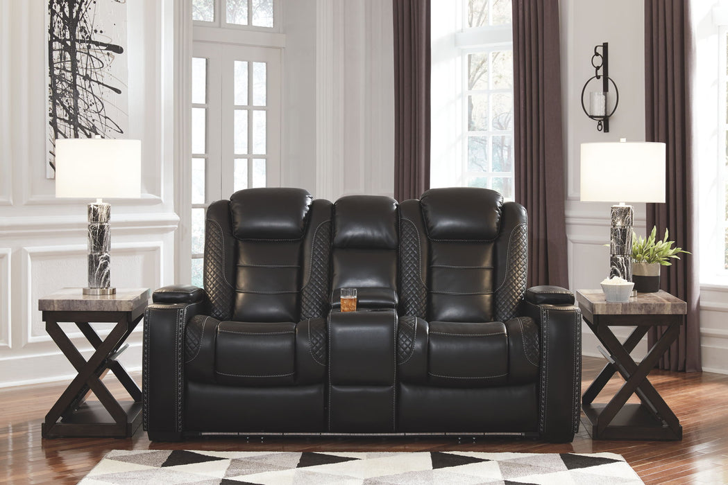 Party - Pwr Rec Loveseat/Con/Adj Hdrst - Midnight