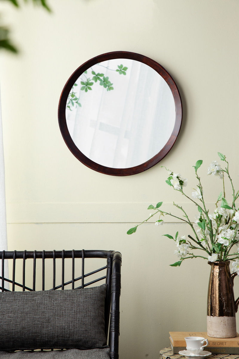 Transitional Decor Style Wall Mirror Decor With Frame For Bathroom
