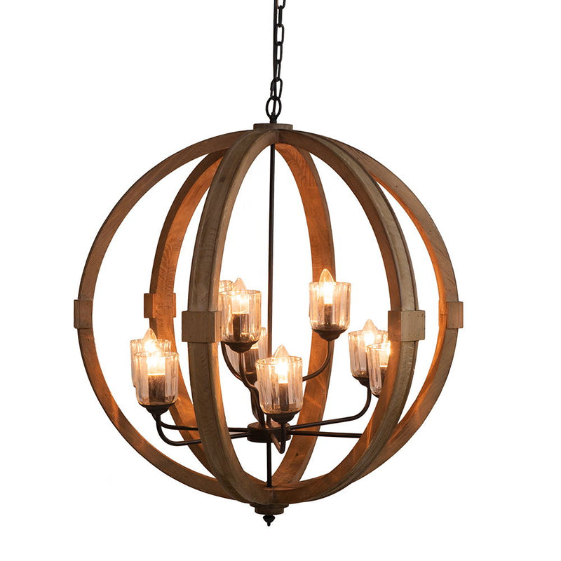 Chandelier, Hanging Light Fixture With Adjustable Chain For Kitchen, Bulb Not Included