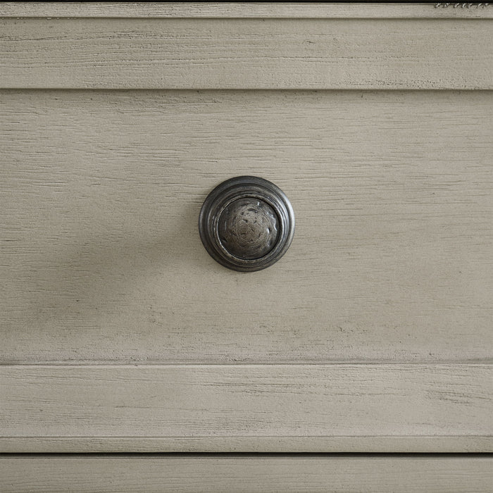 Farmington - 5 Drawer Chest - Medium Brown / Washed Stone