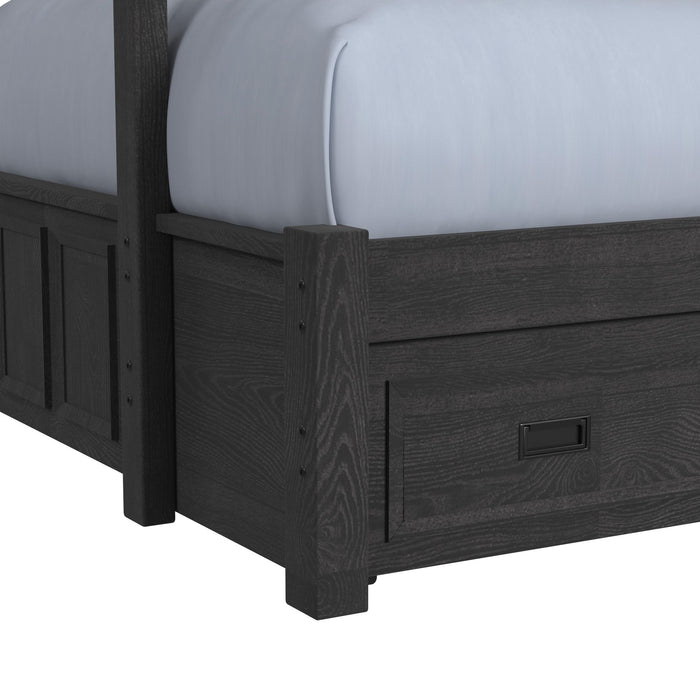 Hampton Kids - Bunk With Staircase And Trundle Bedroom Set