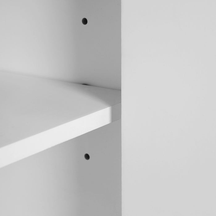 Bathroom Vanity With Integrated Sink, 2 Door Cabinet, Single Sink For Small To Medium Bathrooms