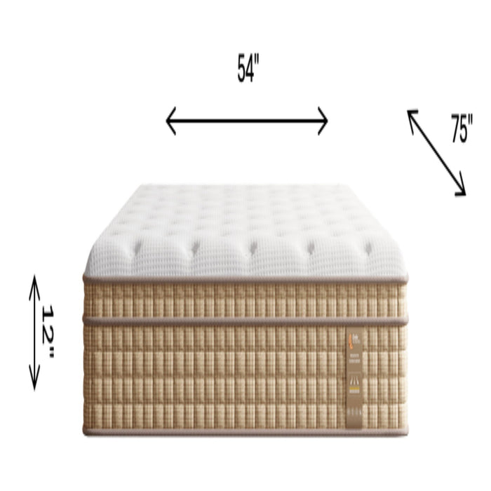12" Hybrid Mattress With Innersprings & Gel Memory Foam