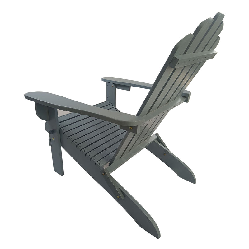 Outdoor Or Indoor Adirondack Chair - Gray