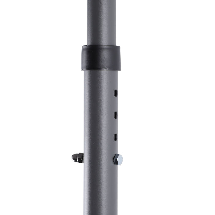 Manual Retractable Patio Awning, UV Resistant Sun Shade With No Drill Installation
