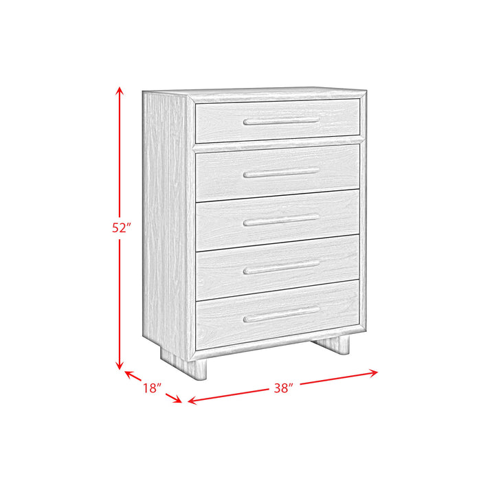Brisbane - Chest With LED - Brown