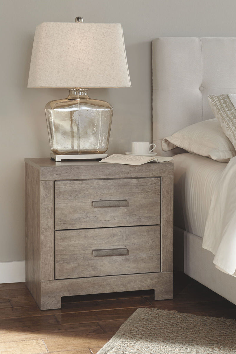 Culverbach - 5 Pc. - Dresser, Mirror, Queen Upholstered Bed, 2 Nightstands - Gray