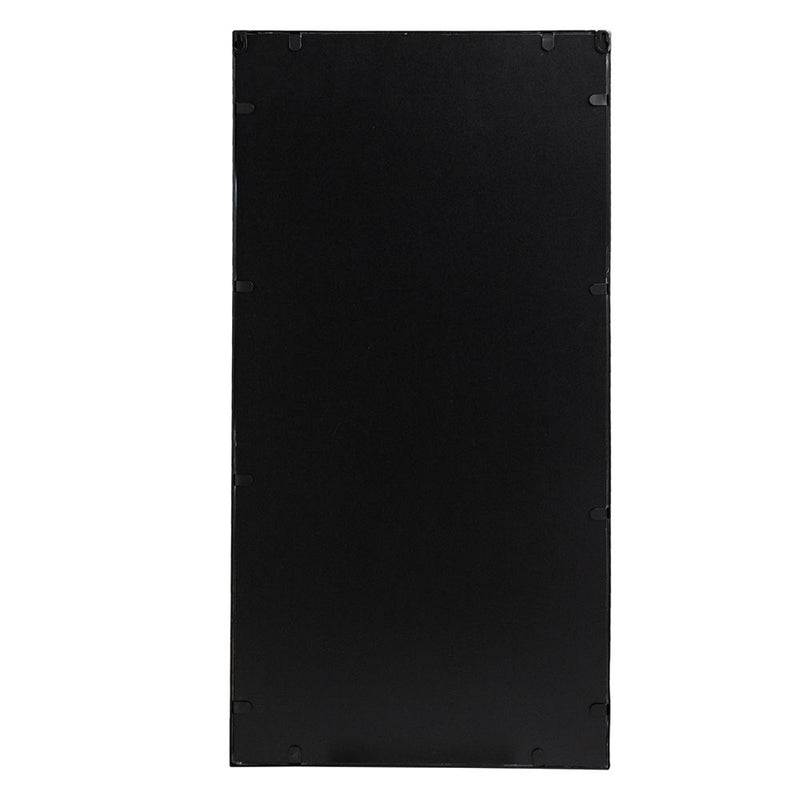 Rectangular Wall Mirrors With Frame, Home Decor For Living Room Bedroom Entryway - Black