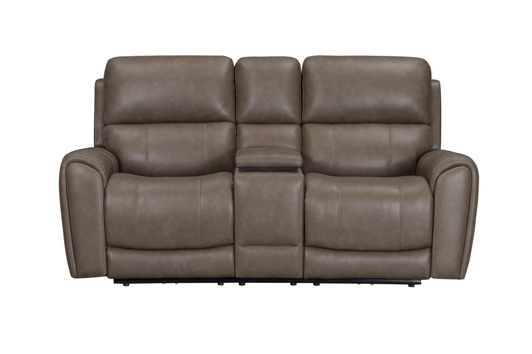 Hancock - Zero Gravity Power Reclining Console Loveseat P3