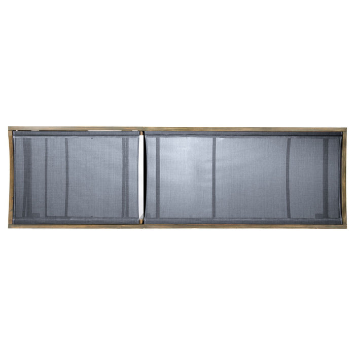Summerland Chaise Lounge Dark Mesh Outdoor Seating - Dark Gray