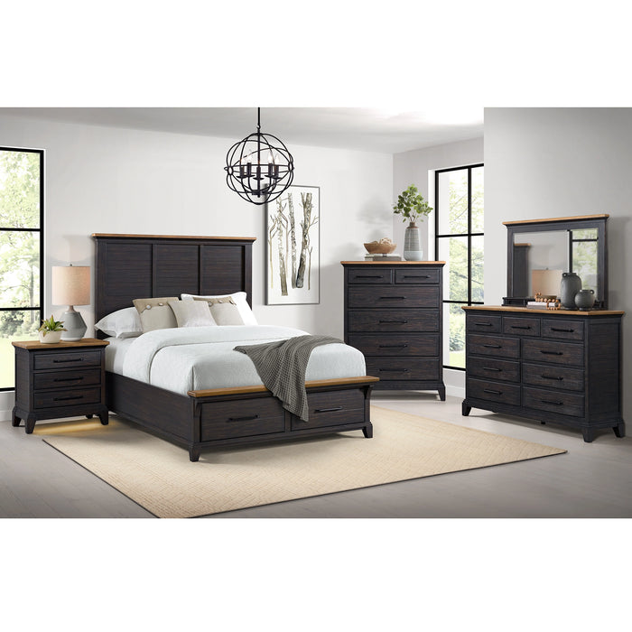 Montrose Chest in Espresso & Brown