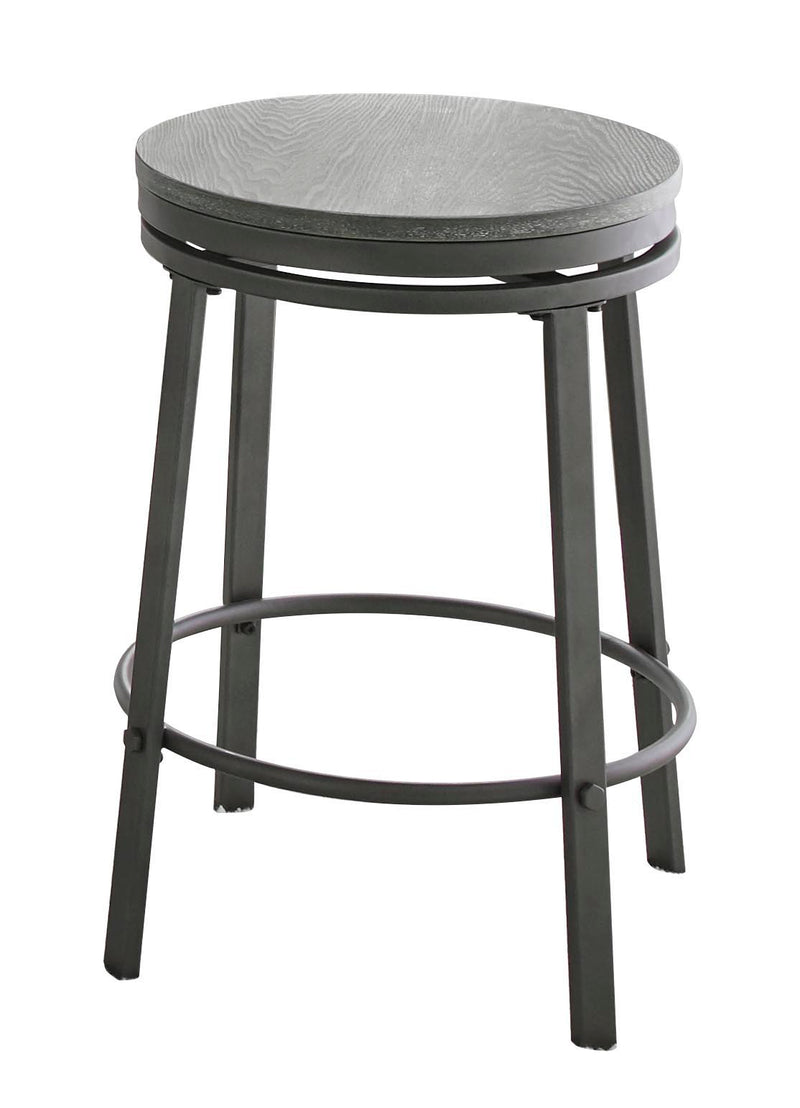 Portland - 3 Piece Dining Set With Round Counter Table - Gray