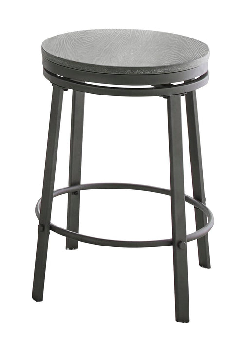 Portland - 3 Piece Dining Set With Round Counter Table - Gray